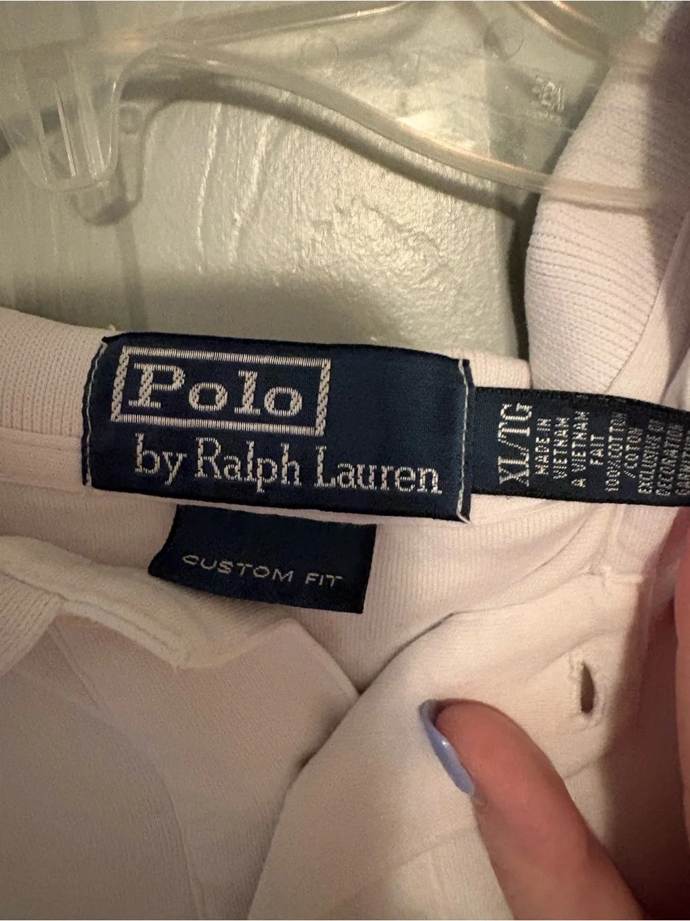 Ralph Lauren Mens White Polo